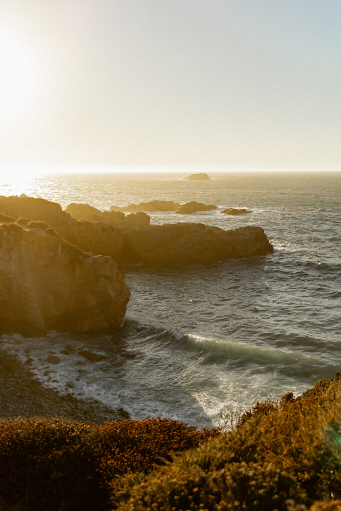 Ocean view at Garrapata State Park during Big Sur elopement