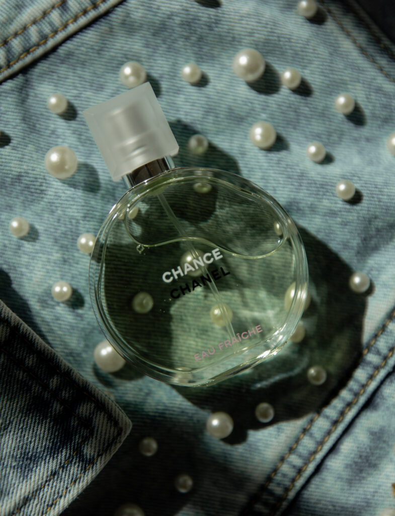 Bridal perfume and pearl details at Big Sur elopement